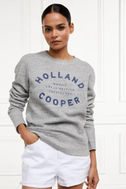 Holland Cooper Varsity Crew Grit Marl Clearance