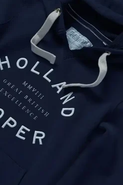 Holland Cooper Varsity Hoodie Ink Navy Online