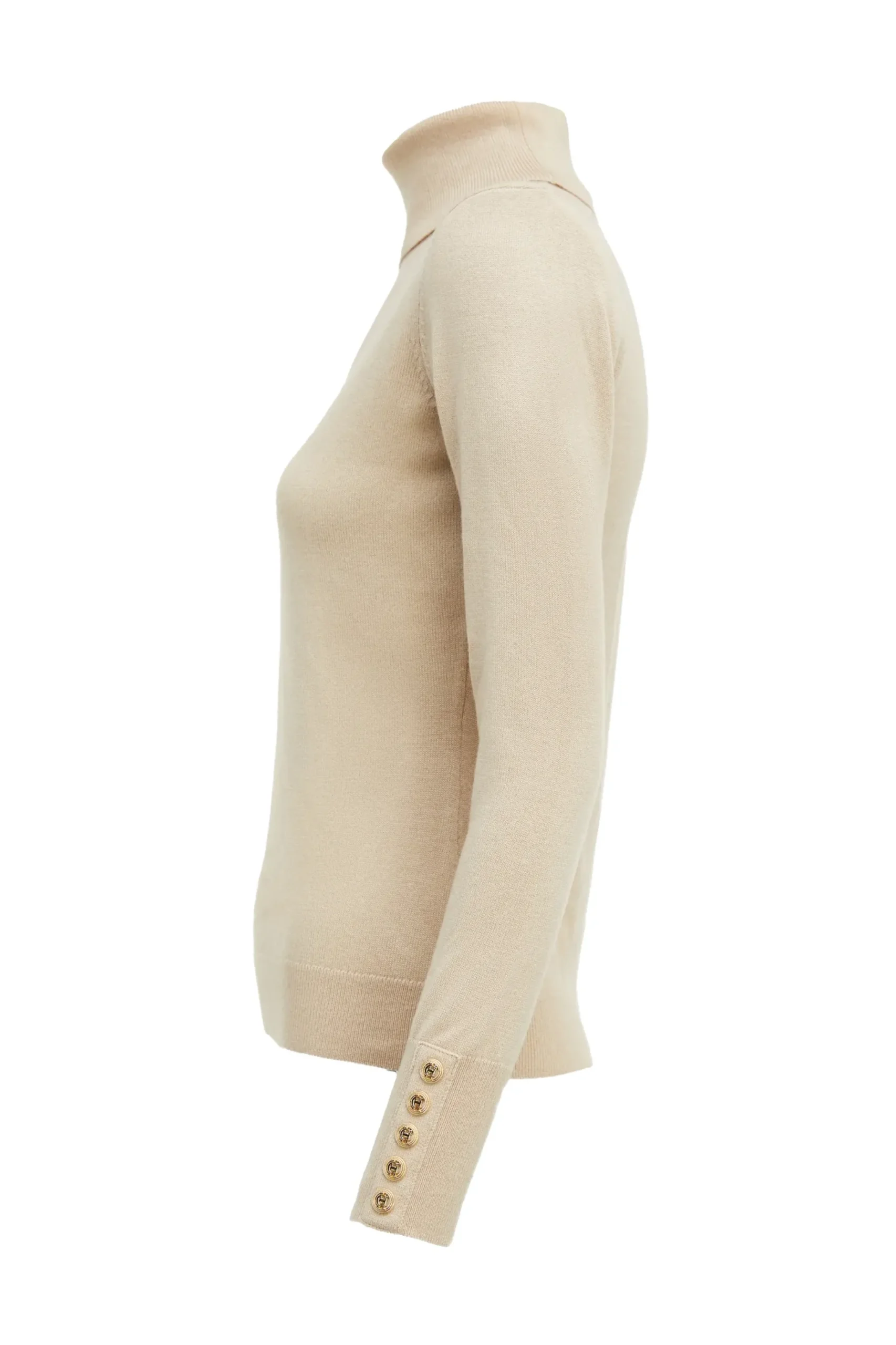 Holland Cooper Victoria Cashmere Roll Neck Stone Sale