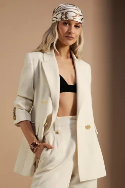 Holland Cooper Victoria Silk Scarf Camel Online