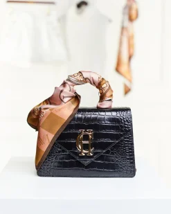 Holland Cooper Victoria Silk Scarf Camel Online