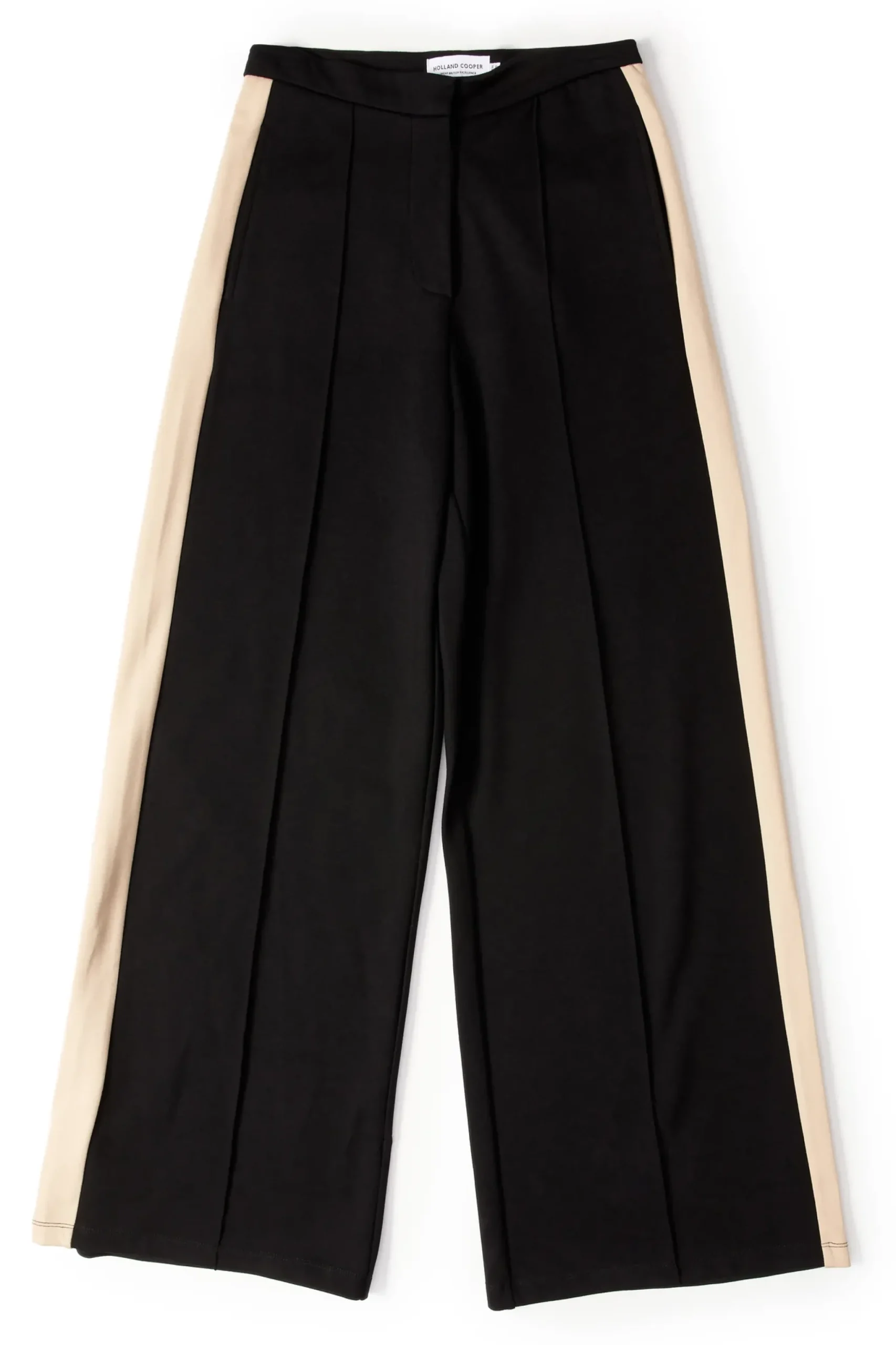 Holland Cooper Wide Leg Pant Black Hot