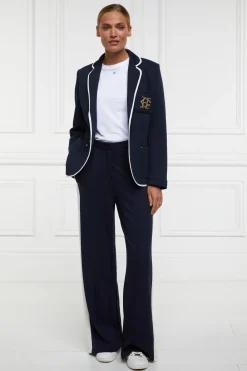 Holland Cooper Wide Leg Pant Ink Navy