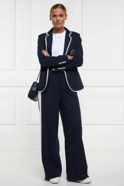 Holland Cooper Wide Leg Pant Ink Navy