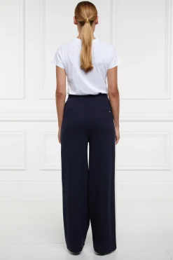 Holland Cooper Wide Leg Pant Ink Navy