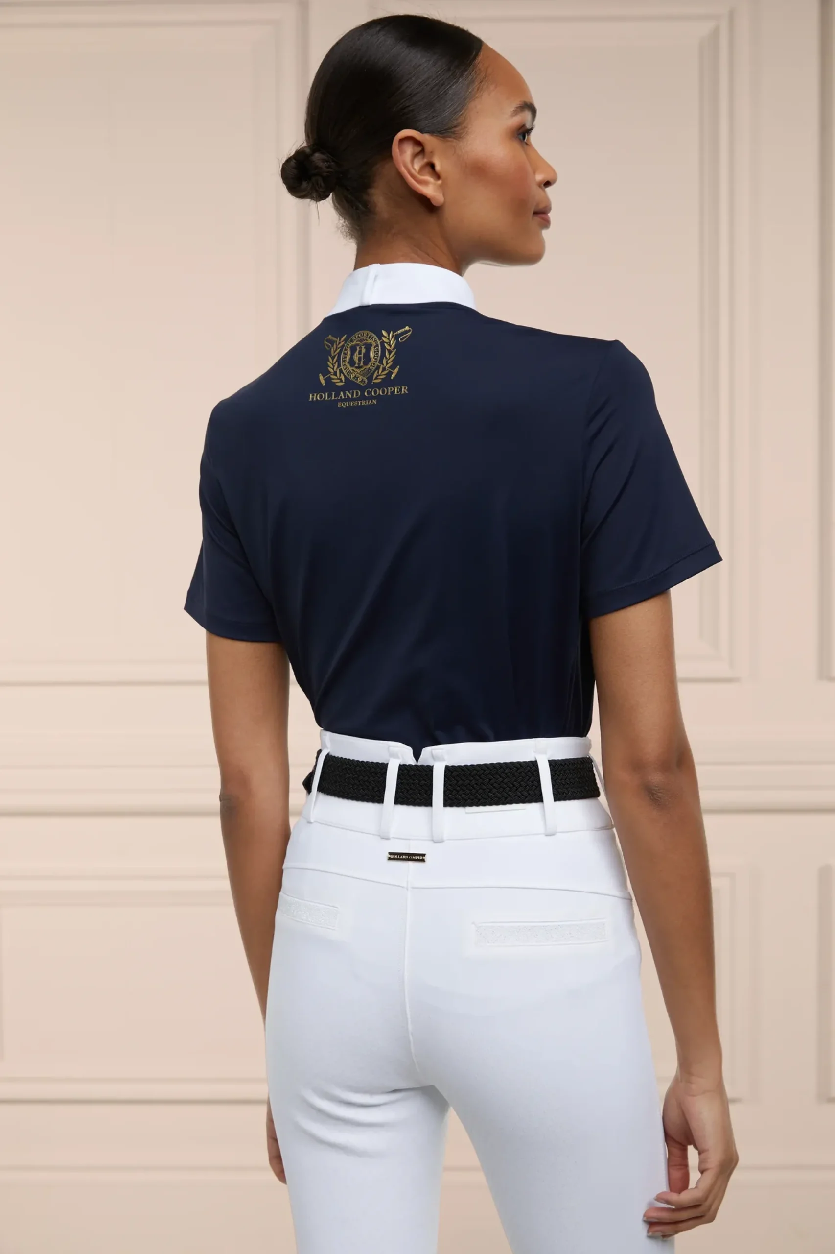 Holland Cooper Windsor Short Sleeve Base Layer Ink Navy