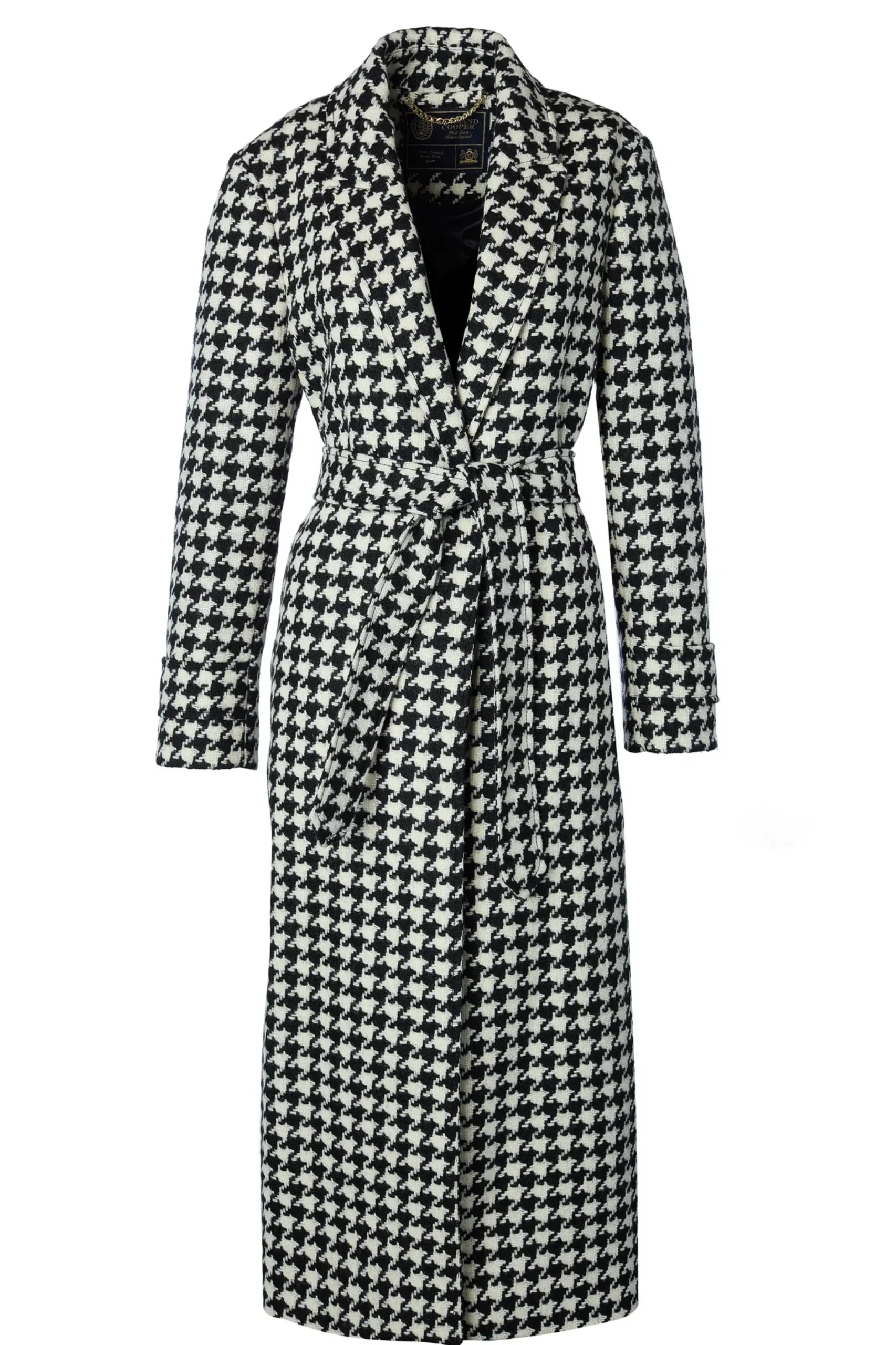 Holland Cooper Wrap Coat Large Scale Houndstooth Sale